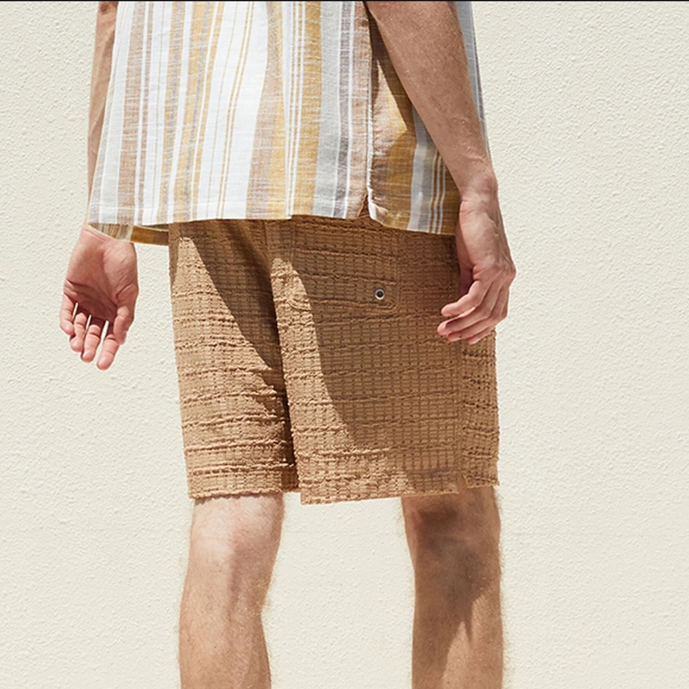 PacSun Brown Textured Shorts - Picture 4 of 10